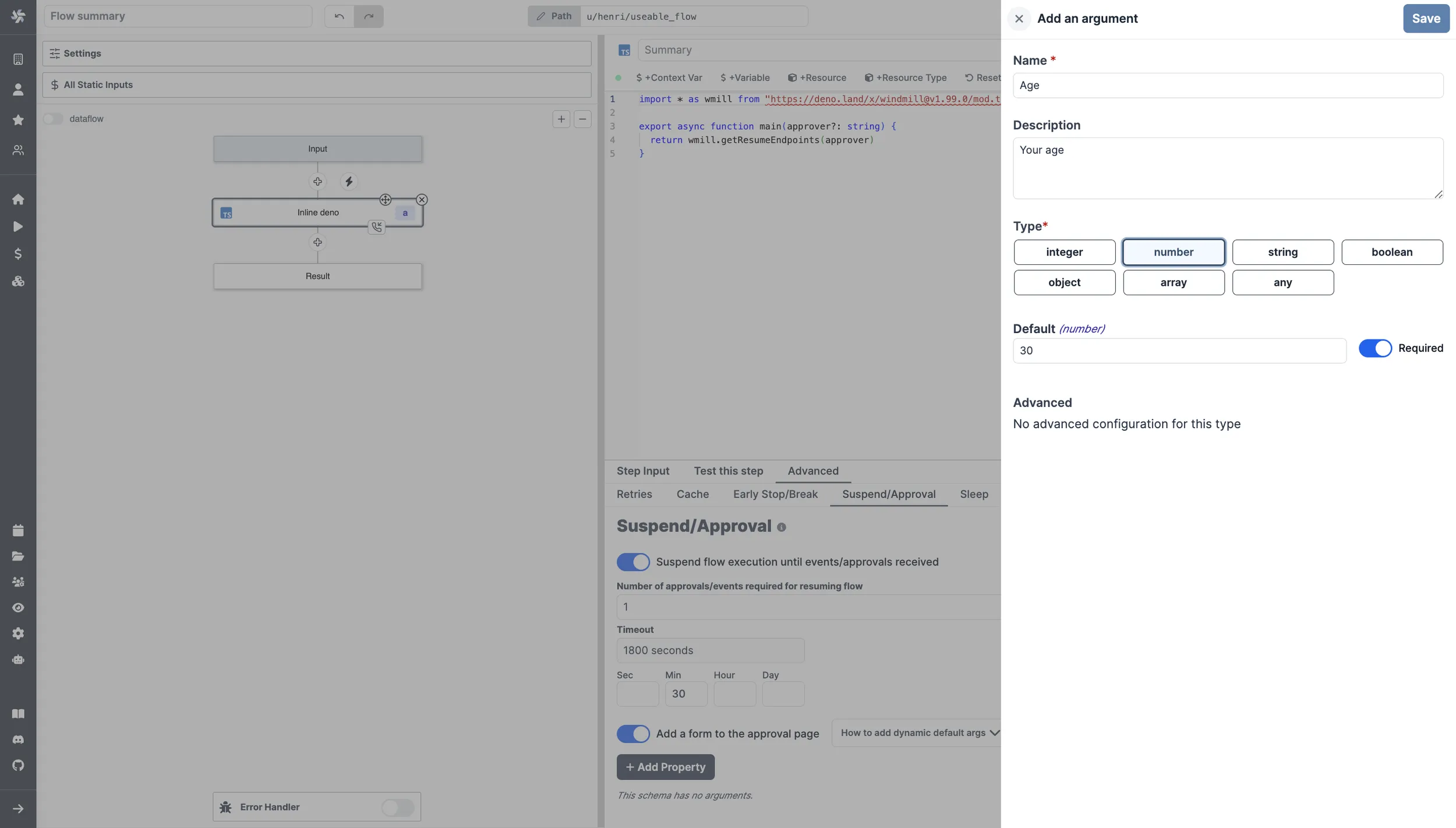 Add argument Add argument
