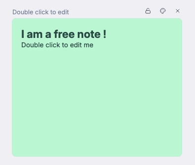 Free note example